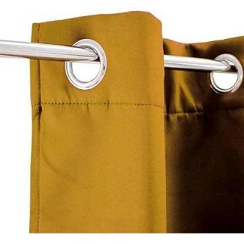 Cortina opaca resistente 140 x 250 cm - Amarillo