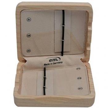 GEWA 751023 - Estuche para cañas saxofón tenor, 6 cañas natural lacado