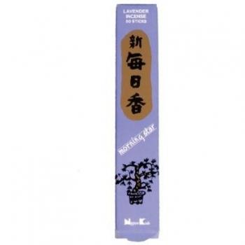 Incienso Japonés Morning Star Lavanda - 50 Barritas + Incensario
