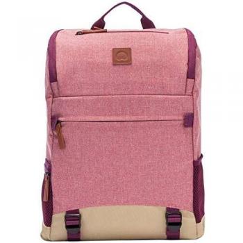 Delsey PARIS Maubert Mochila tipo casual, 43 cm, 16 liters, Rojo
