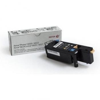 Xerox Genuine Phaser 6020 / 6022 / WorkCentre 6025 / 6027 Cyan Standard Capacity Toner Cartridge (1000 pages) - 106R02756