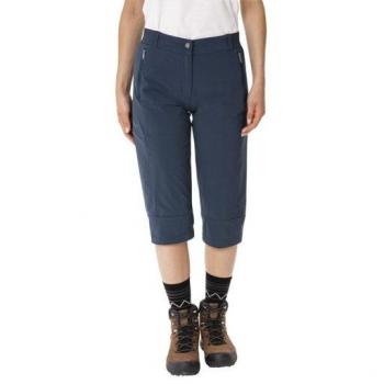 Vaude Farley Stretch III Women's Capri Trekking Pants - Size 44 Dark Sea