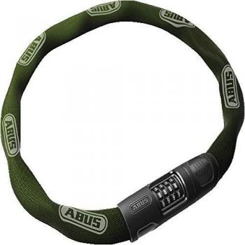Candado de cadena Abus 8808C/85 verde, acero endurecido, combinación numérica, 85 cm