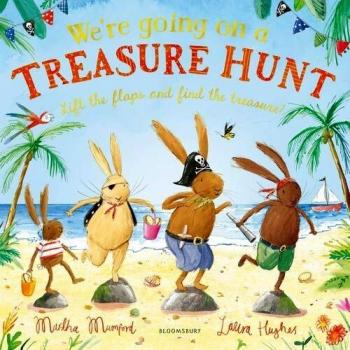Libro Infantil Interactivo: We're Going on a Treasure Hunt: A Lift-the-Flap Adventure - Libro de cartón con solapas para levantar, ilustraciones coloridas, fomenta la interacción y el aprendizaje en niños, ideal para edades pre