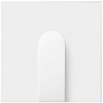 Simon Tapa para salida de cables ancha blanco mate 10002051-230