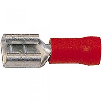 Conector de cables HELLA 8KW 044 036-812 - rojo - de: 0.5mm² - hasta: 1.0mm² - Conector hembra plano - 6,3 x 0