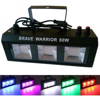 Foco Proyector LED RGB Multicolor Estroboscópico con Sensor de Sonido 60W