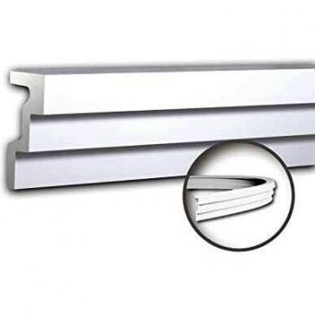 Cornisa Flexible de Estuco Profhome 150262F Diseño Moderno Blanca 2 m