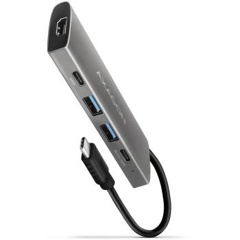 Axagon HMC-5G21 USB-C Multiport Hub 10Gbps with 2x USB-A, 2x USB-C, HDMI 4K/30Hz, PD 60W