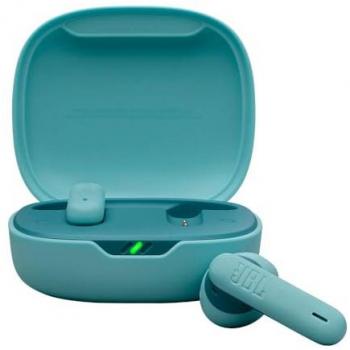 Auriculares Inalámbricos Bluetooth JBL Wave Flex 2, True Wireless, Azul, Autonomía de hasta 40 hrs, Sonido Pure Bass, Smart Ambient, Resistentes al Agua y al Polvo