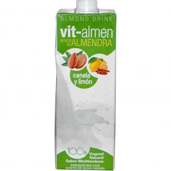 Vit-almen Bebida de Almendra, con Canela y Limón - Paquete de 6 x 1000ml - Total: 6000ml
