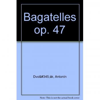 Bagatelles Op47. Partituras para Piano