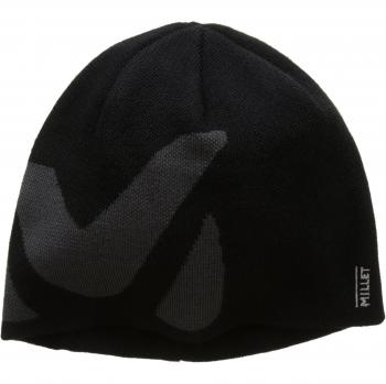 Millet Logo – Gorro para Hombre, Hombre, Color Noir/Tarmac, tamaño Talla única