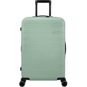 American Tourister Novastream 67cm 4-Wheel Medium Expandable Suitcase - Nomad Green