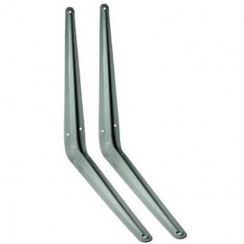 LONDON BRACKET SHELF SUPPORT WHITE 12 INCH X 14 INCH 300MM X 350MM 40 PAIR