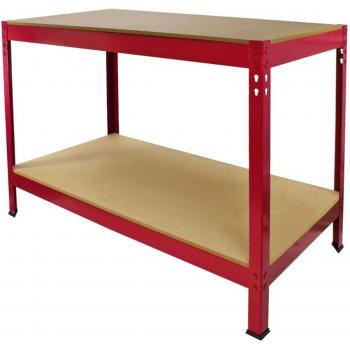 Banco de trabajo rojo Q-RAX 100cm Monster Racking