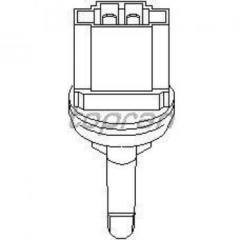 Termostato de ventilador para climatización TOPRAN 111 034 compatible con Volkswagen Touran I, Golf 4 y Audi A3 3/5 puertas