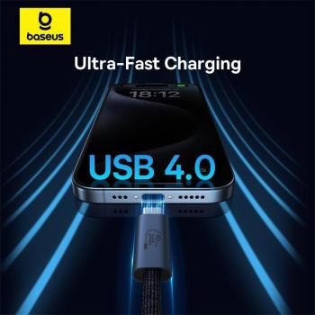 Baseus StarSpeed 1 Fast Charging Data Cable 3-in-1 USB to M+L+C 3.5A & USB-C to USB-C 240W PD 8K 60Hz Data Cable (1m)
