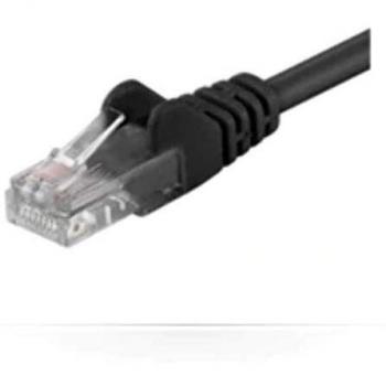 Microconnect UTP CAT5e 25m Black PVC Network Cable U/UTP (UTP)