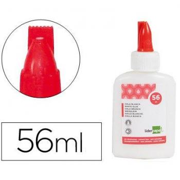 PEGAMENTO COLA BLANCA LAVABLE LIDERPAPEL 56 ML