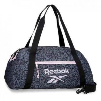 Bolsa de Deporte Reebok Leopard 55 cm Negro