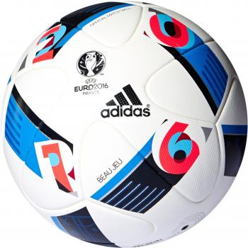 adidas Euro16 Omb - Balón para Hombre, Color Blanco/Azul, Talla 5
