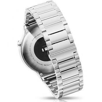 Pinhen 18mm 20mm 22mm Reemplazo liberación rápida Correa de reloj silicona acero inoxidable hebilla pulsera para Huawei Gear S2 MOTO 360 Pebble Time LG G Watch Smart Watch