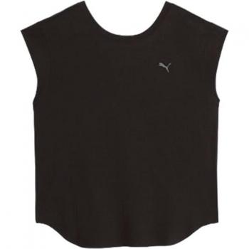 Camiseta de running Puma Studio Foundations para mujer en color negro