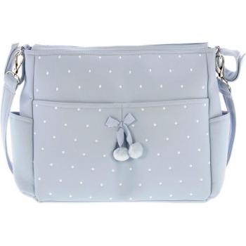 Bolsa de canastilla Rosy Fuentes - Canastilla para bebés, diseño moderno, material resistente, múltiples compartimentos, fácil de limpiar, asa ajustable y acolchada