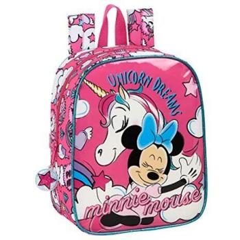 safta 612012232 Mochila de Guardería de Minnie Mouse, Rosa, Único