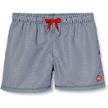 CMP Regular Fit Swim Shorts with Dark Blue Stripes - 3XL