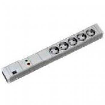 Bachmann 19-Inch Power Strip with 5 Outlets and Device Protection, Model 333.002