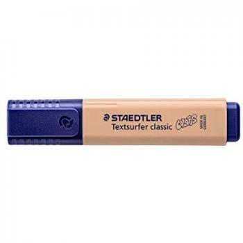 Staedtler 364 C450. Rotulador fluorescente Textsurfer Classic Pastel y Vintage. Caja con 10 Marcadores de color arena