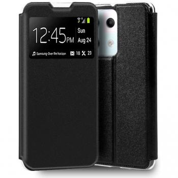 Funda Flip Cover Tipo Libro Liso Negro para Xiaomi Redmi Note 13 Pro 5G