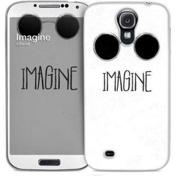 i-Paint 140517 - Carcasa + adhesivo compatible con Samsung S4, diseño Imagine
