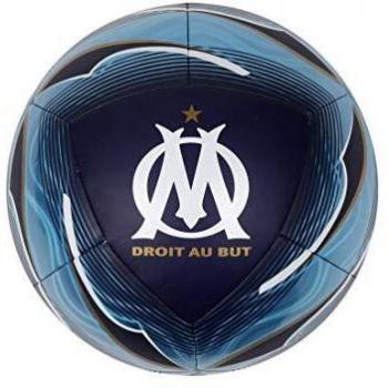 Puma OM Icon Ball Balón, Adultos Unisex, Bleu Azur-Peacoat White-Sun Glitter