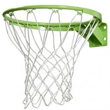 Aro de Baloncesto EXIT Galaxy con Red, Ø 45 cm, Verde