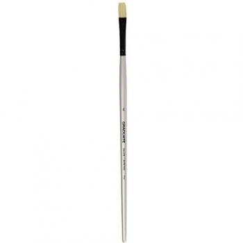 Pincel de Cerda Natural Graduate Plano 4 con Mango Largo