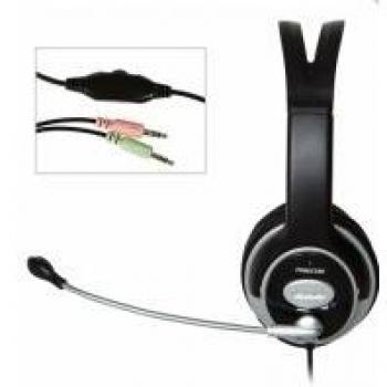 Auricular Estéreo + Micrófono PC Fonestar