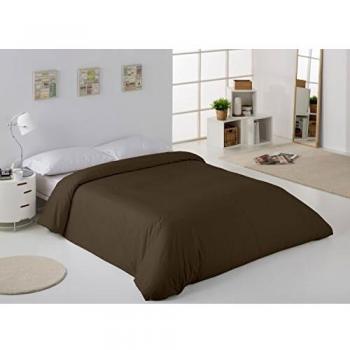 ESTELA - Funda nórdica Combi Color Musgo - Cama de 150/160 cm. - 50% Algodón / 50% Poliéster - 144 Hilos