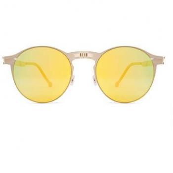 ROAV Galaxy 1003 Balto Folding Gold Polarized Men's Sunglasses 51mm
