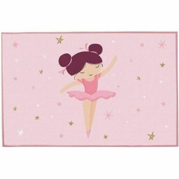 Alfombra Infantil Fun House Bailarina - Medidas 80 x 120 cm - Ideal para los Más Peques