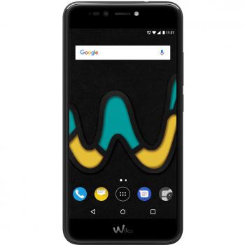Smartphone Wiko Upulse Negro - Pantalla 5.5 HD, 4G, 32GB Almacenamiento, Cámara 13/8MP, Quad-Core 1.3GHz, Android 7, Dual SIM