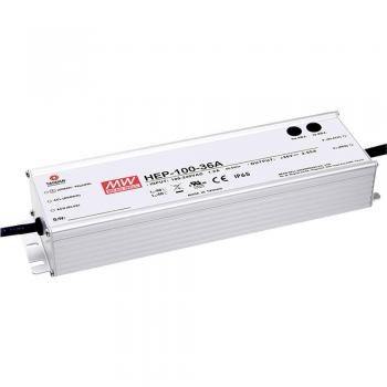 MEAN WELL HEP-100-15A - Fuente de alimentación conmutada, 15V DC, 6.67A, 100W, 1 salida, Montaje en panel