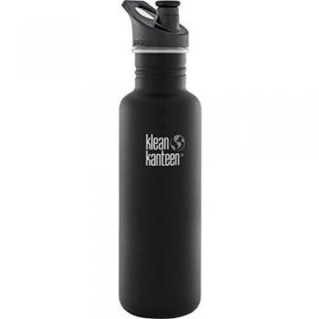 Klean Kanteen Botella de Agua, Acero Inoxidable, Shale Black, 4.4 cm