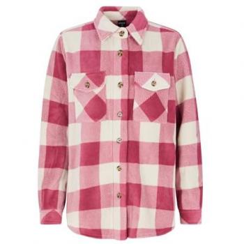 Protest Chaqueta Salt, Camisa de mujer Prtsalt, Forro polar PRTSALT para mujer, Rose Polvo, M