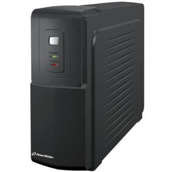 PowerWalker VFD 1000 1000VA 3salidas AC Torre Negro Sistema de alimentación ininterrumpida