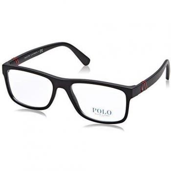 Polo 0PH2184 Monturas de gafas, Rectangulares, 55, Matte Black