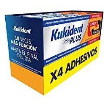 Kukident Pro Plus Crema Fijadora para Prótesis Dental