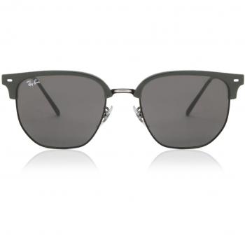Ray-Ban RB4416F New Clubmaster Asian Fit 6653B1 Anteojos de Sol para Hombre Negros